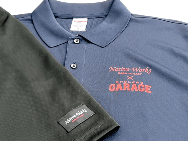 Anglers Garage x Native Works Limited Polo T-Shirt - Image 3