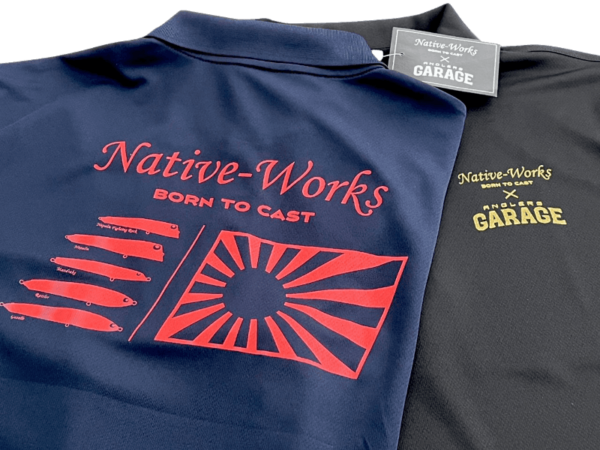 Anglers Garage x Native Works Limited Polo T-Shirt - Image 4