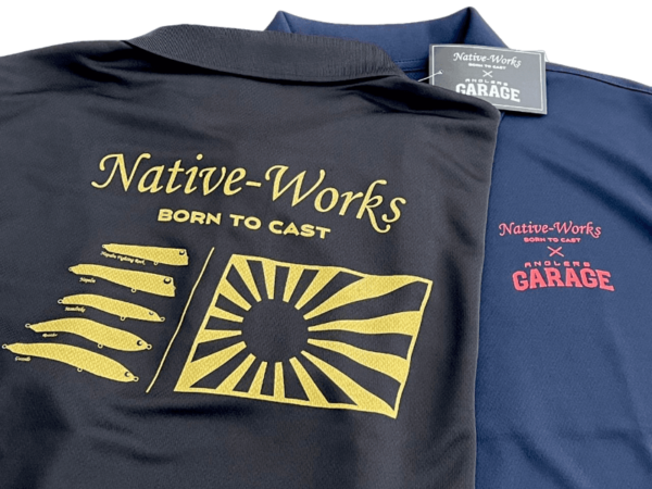 Anglers Garage x Native Works Limited Polo T-Shirt - Image 2